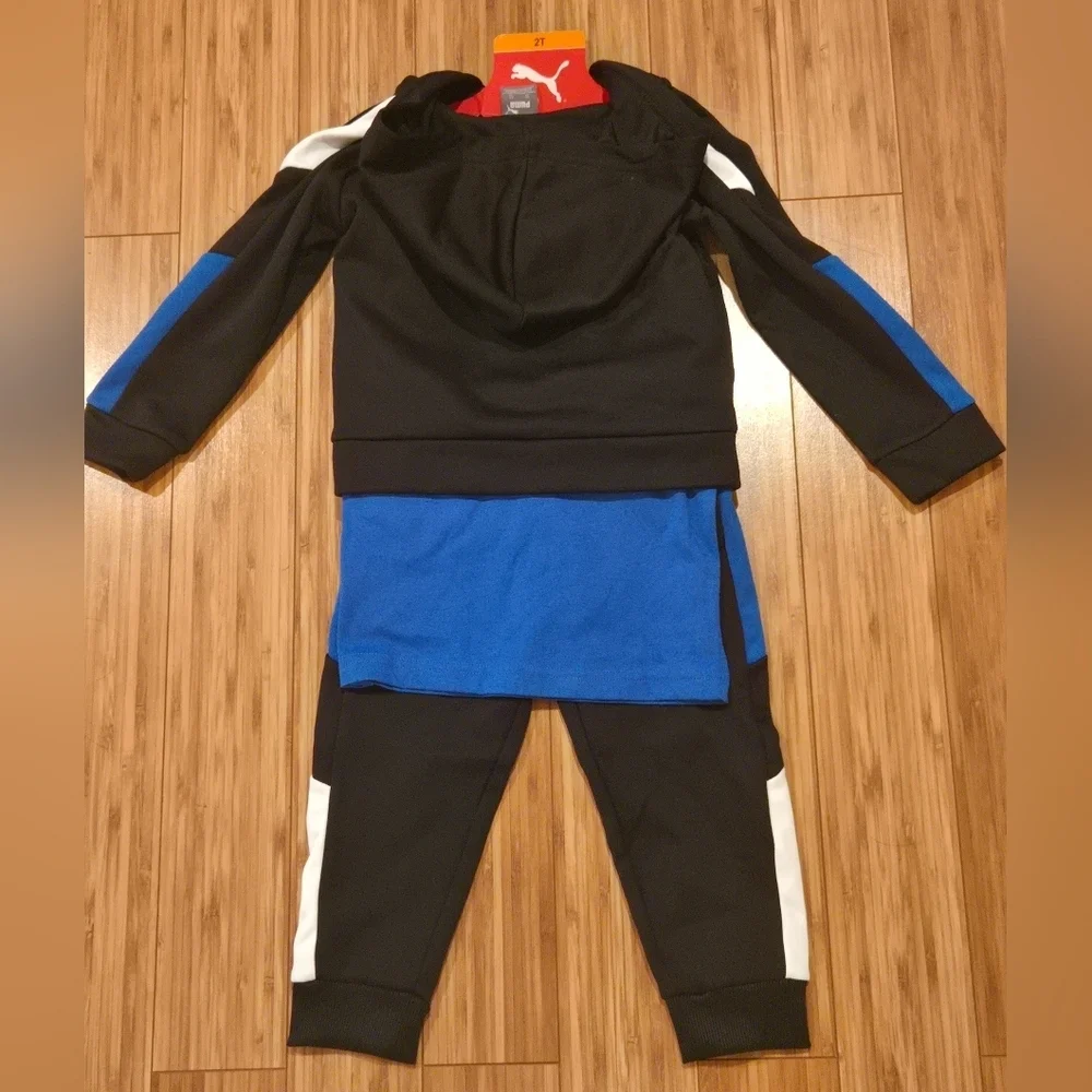 NWT Puma 3 Piece Hoodie Set